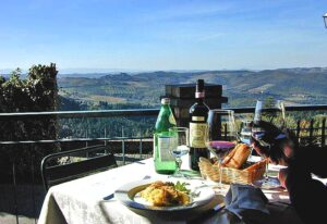 View from Lamole in Chianti