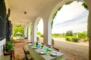 Tuscany Villa Rental Loggia
