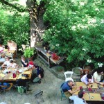 Dining Al Fesco at Ristorante Dondoli near Panzano