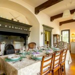 Tuscan Vacation Villa Living Dining Room